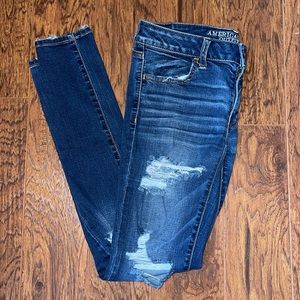 American Eagle Jeans Jegging Distressed